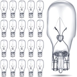 Riakrum T5 Landscape Light Bulbs 12 Volt 4 Watt Landscape Lighting Bulbs Low Voltage Wedge Base Replacement Lamp for Outdoor Garden Deck Yard(20 Pieces)