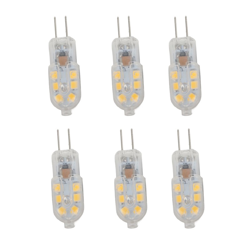 10 Pack G4 2835 LED Bulb Transparent Led Lamp Plug