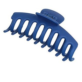 Plastic Hair Claw Clips Large Nonslip Strong Hold Thick for Women blue