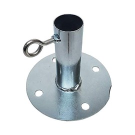 Professional EZ Travel Collection Adjustable Foot Pad for Canopy Pole (Galvanized Steel) (FITS 1" Pole)