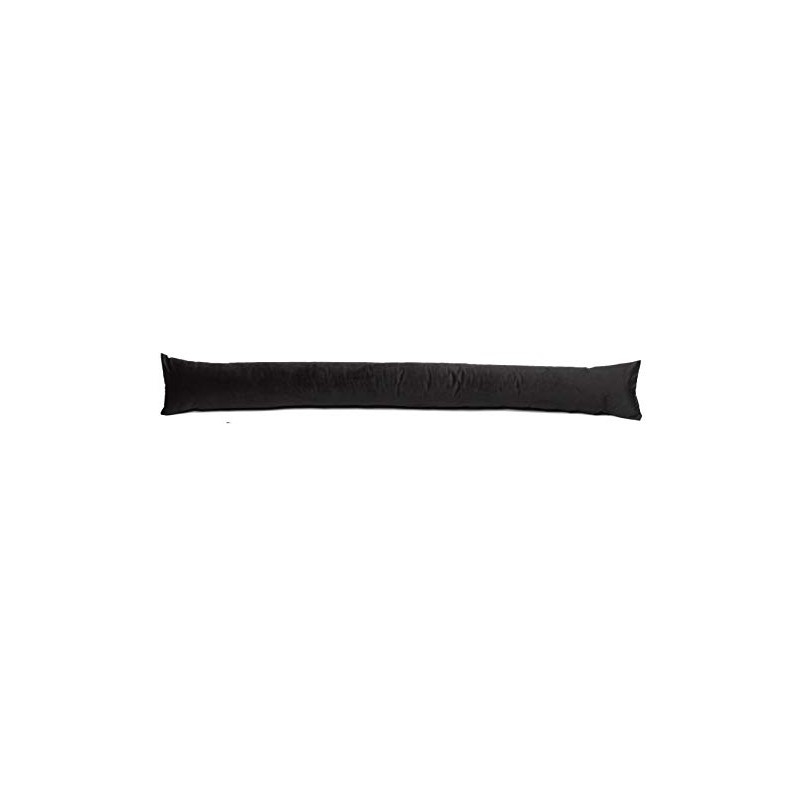 Classic Home Store Black Velvet Draught Excluder French Patio Door