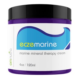 OmNutra OmNutra Ocean Eczema Cream for Kids - 4OZ Eczemarine Magnesium Lotion for Kids Eczema Topical Magnesium Cream for Sleep with Inland Sea Minerals Organic Colloidal Oatmeal