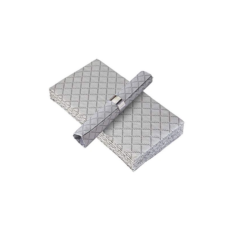 Silver Spoons Lunch, Luncheon Napkins, silver