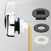 Toilet Handle Lever Flush Replacement Kit - 2-Pack Universal Toilet