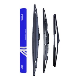 Vipa Car Parts Premium Wiper Blade Set | fits: SSANGYONG TURISMO MPV (Jul 2013 to Nov 2019) | All-Weather Performance | Durable, Streak-Free Windshield Wipers | Easy Installation
