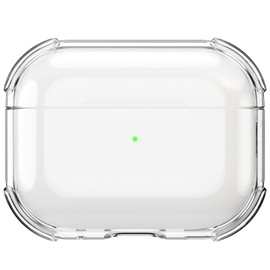 Teyomi Transparent Case Compatible with Airpods Pro 2 with Cleaning Kit, Soft TPU Protective Case Compatible with AirPods Pro 2nd Generation with Hand Strap, Wireless Charging, Shockproof (Clear)