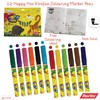 12 Vibrant Shades RORITO Happy Hoo Xtrafun Soft Colouring Marker