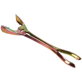 KOTARBAU® Reversible Tongs Rustproof Metal Coal Tongs Barbecue Tongs Meat Tongs Universal Fireplace Tongs Shisha Tongs Briquette Tongs Serving Tongs Multi-Purpose Tongs BBQ