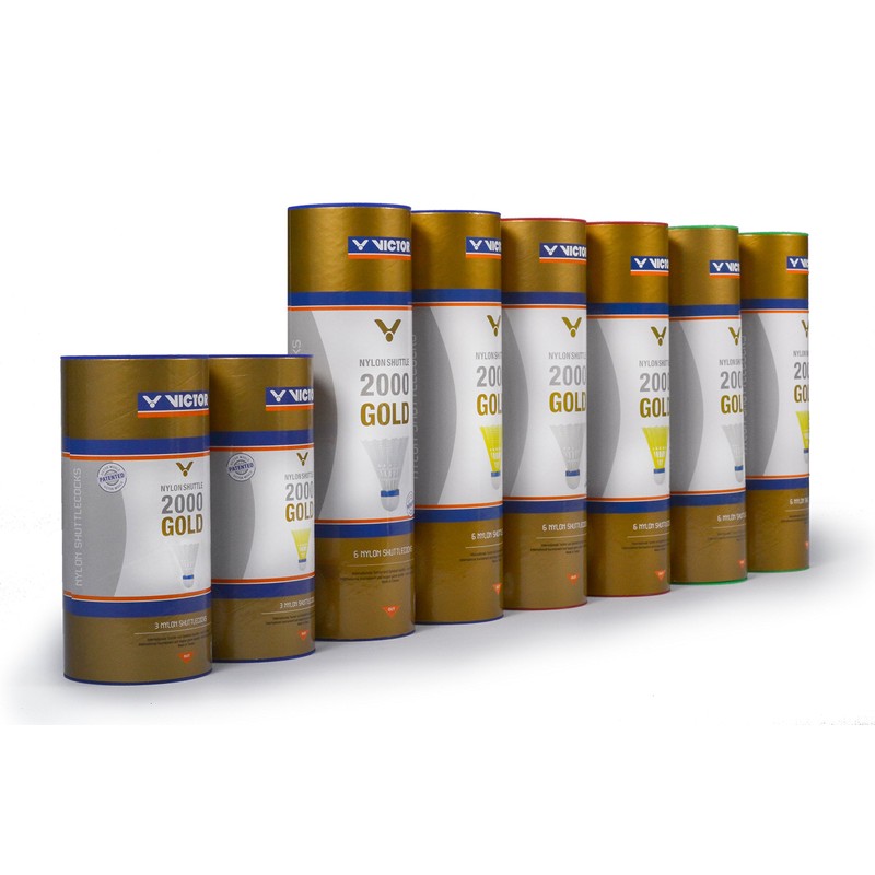 VICTOR Nylon Shuttle 2000 Gold-Weiß-Blau