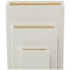 Deco 79 Linen Fabric Decorative Box Faux Storage Book Book