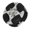 48mm Double Aluminum Alloy Omni Directional Wheel Loading 3kg for