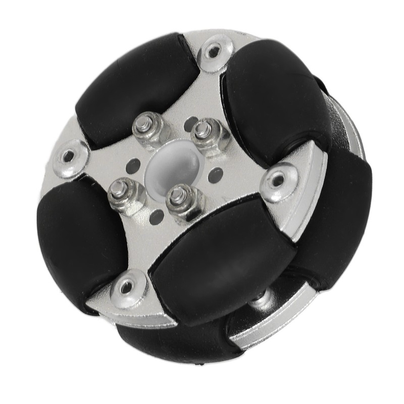 48mm Double Aluminum Alloy Omni Directional Wheel Loading 3kg for