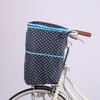 Kawasumi Seisakusho 2-Tier Polka Dot Front Basket Cover KW-540