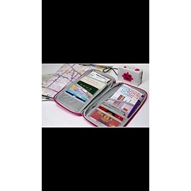 Yens Travel Pouch, Ticket Planner and Organizer, TP-01 (Pink)