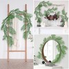 RECUTMS Artificial Palm Leaves Vine 6FT Fake Tropical Greenery Garland