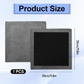 Skrfren Clay Towel Auto Detailing, 12 X 12 Inch Clay Bar Towel for Auto Detailing Clays Bar Towels Cloth Auto-Detailing, Automotive Clays Bars Towels for Car Smooth ScratchFree Paint Finish, Grey