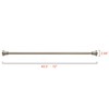 Utopia Alley 72" Aluminum Decorative Finial Rod - In Chrome