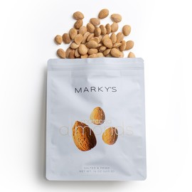 MARKY'S Fried and Salt Marcona Almonds Nuts form Spain - 1 lb / 453 g