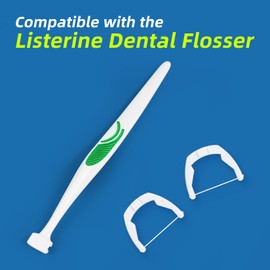 RioRand Ultraclean Access Flosser Refill Heads, Kit of Refills, Deep Clean Teeth, Protect Teeth and Gums PFAS Free, 60PCS (Pack of 2)