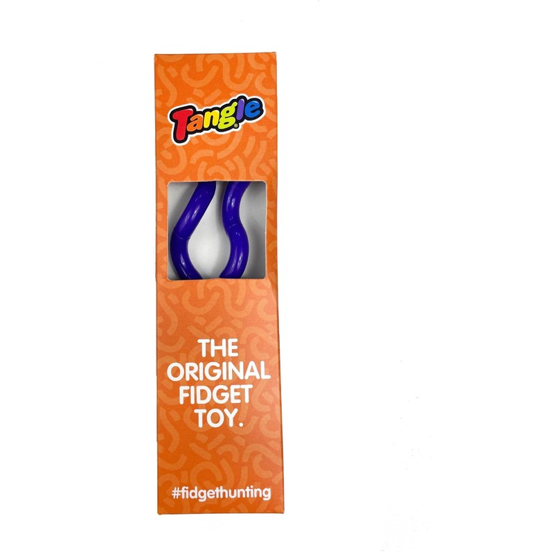 Tangle Jr. Solid Purple - Genuine Fidget - Fidget Toy