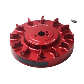 Speedway Billet Aluminum Flywheel For Predator 196cc, 212cc NonHemi Cast,For Honda GX160 GX200,Advance timing of approximately 32 Degrees Red Minibike Performance Parts