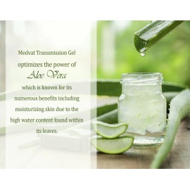 Gel de transmisión transparente Medvat | 80 g (2,8 oz) | Sin perfume | Paquete de 2