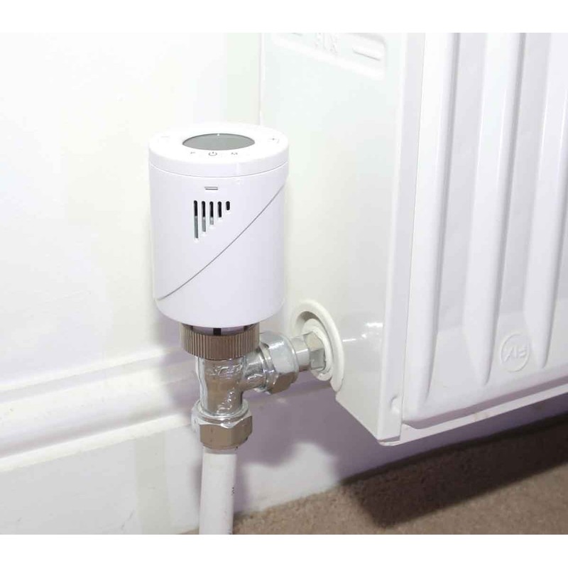 LOWENERGIE Electronic TRV Radiator Thermostat Valve Digital Programmable Head Thermostatic