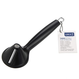 Lurch 230060 Tango Hand-Spiralisierer aus Kunststoff und Edelstahl zum Schneiden von breiten Streifen, schwarz