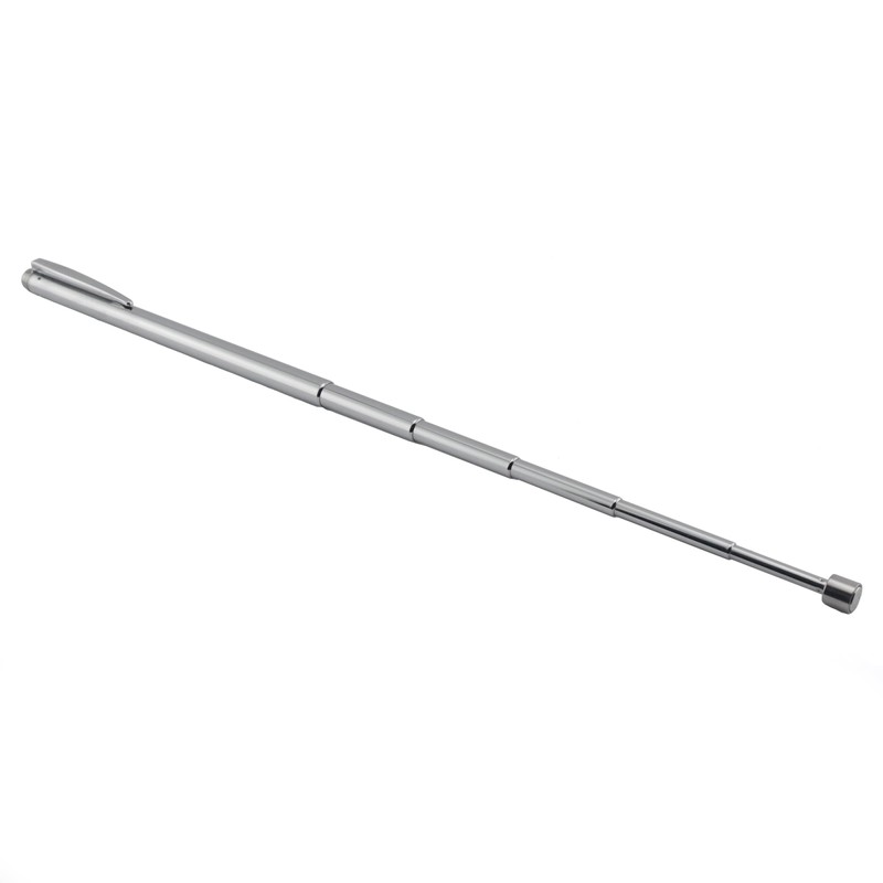 Slim 25” Durable Telescoping Magnetic Grabber/Retrieving Magnet with Pocket Clip