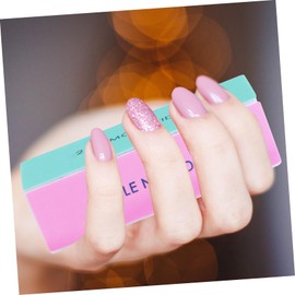 Baluue Four Sided Nail Files 5pcs Sponge Nail Buffers for Manicure Tools for Women Gentle and Effective for Home Use