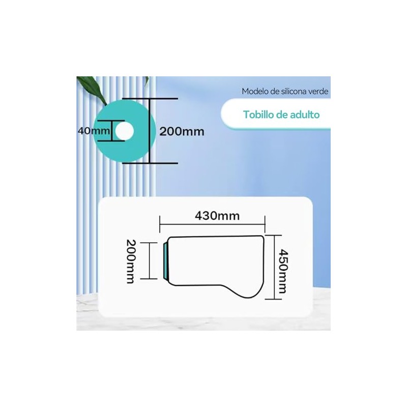 Cubierta Impermeable para Piernas para Ducha y Baño,Protector Impermeable para