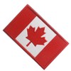 2Pcs Canada Flag Morale Embroidered Patches Fastener Tactical Military Applique