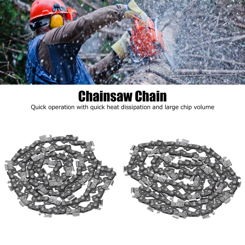 2Pcs Chainsaw Chain 18in 325 68 72DL Saw Cutting Blade