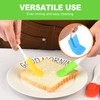 CeroDimo 6-Piece Mini Silicone Spatula Set - Heat Resistant Non-Stick