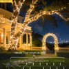 2 Pack 77FT Solar String Lights Outdoor, 200 LED Solar