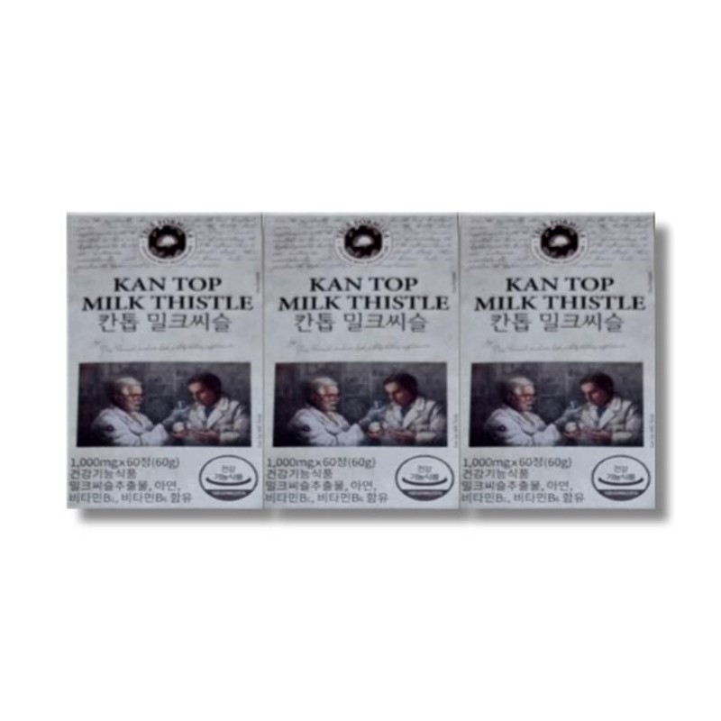 True Formula [영양친구] 트루포뮬러 칸톱 밀크씨슬 1000mg x 60정 3박스
