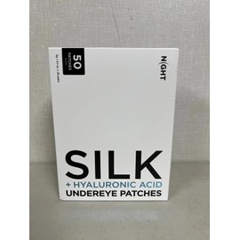 Night Silk + Hyaluronic Acid Undereye Patches 50 patches - New In Box
