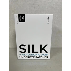 Night Silk + Hyaluronic Acid Undereye Patches 50 patches - New In Box