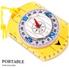 KICHOUSE Orienteering Compass Multi-Function Hiking Tool Ruler and Pointer for