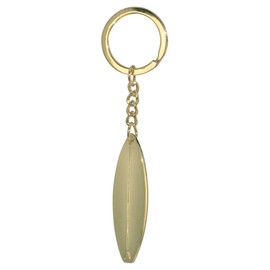 Sea-Club Keyring surfboard pendant brass 6 x 12 cm maritime decoration
