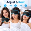 3D Blackout Sleep Eye Mask for Women & Men, Contoured