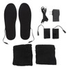 Heated Insoles Soft Warm Breathable Cuttable Electric Heating Insoles with