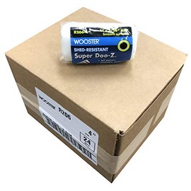 Wooster Brush R206 4 inch Super Doo-Z 3/16 inch Paint Roller Cover - Pack of 24