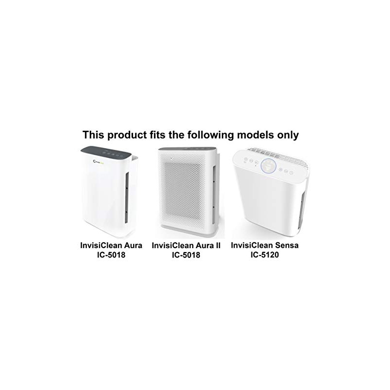 InvisiClean Replacement Activated Carbon Prefilter - 4 Pack - Compatible