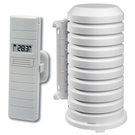Wireless Outdoor Sensor with Weather Protection Housing TFA 30.3155.WD + TFA 98.1114.02 Temperature Humidity Replacement Transmitter