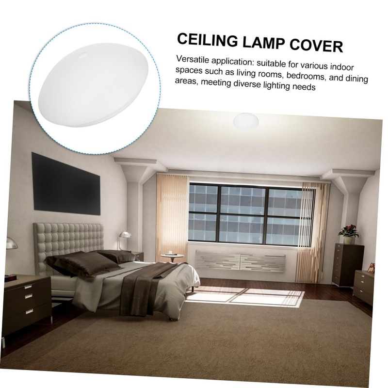 CHILDWEET Round Ceiling Light Cover Replacement with Circular Hole for