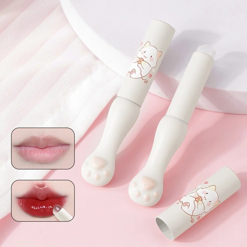 Pincel Labial De Silicona Con Forma De Pata De Gato,