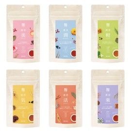 [Renewal] Yakuhondou Han Tea 6 Assorted Set, 36 Packets (6 Packs x 6 Bags), Tea Bag, Caffeinated Health Tea