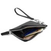 Leatherology Black Onyx Devon Slim Zip Card Case