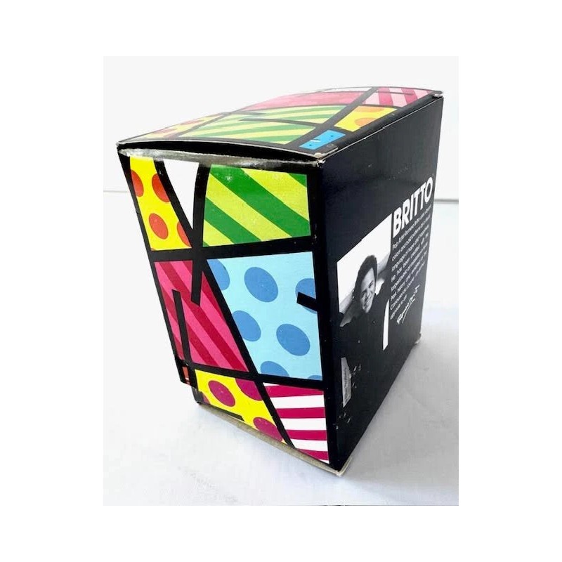 ROMERO BRITTO CAT MINI MINIATURE FIGURINE